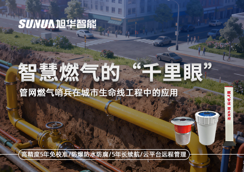 智慧燃气的“千里眼”：管网燃气哨兵在城市生命线工程中的应用